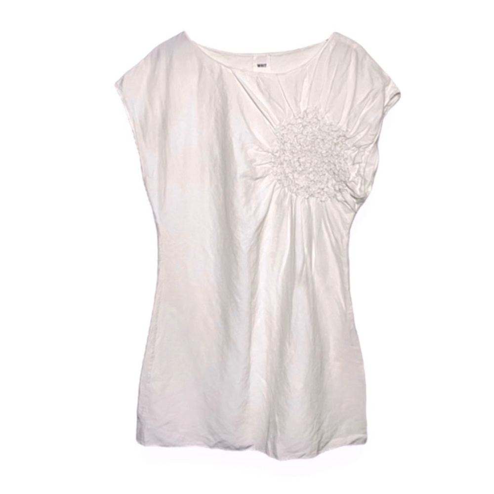Anthropologie WHIT Contemporary Lagenlook Linen Dress